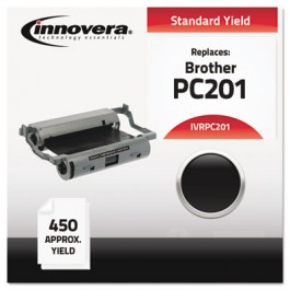 PC201 Compatible, Remanufactured, PC201 Thermal Transfer, 450 Page-Yield, Black