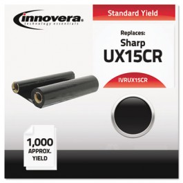UX15CR Compatible, Remanufactured, UX15CR Thermal Transfer, 1000 Yield, Black