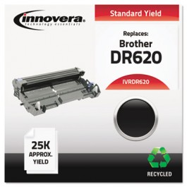 DR620 Compatible, Remanufactured, DR620 Drum, 25000 Page-Yield, Black