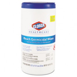 Germicidal Wipes, 6 3/4 x 9, Unscented, 70/Canister