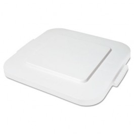 SpaceSaver Square Container Lids, Polyethylene, White, 11.3 x 10.5