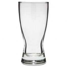 Hourglass Pilsner Glasses, 10 oz, 5 3/4" Tall