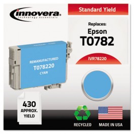 78220 Compatible, Remanufactured, T078220 Ink, 430 Page-Yield, Cyan