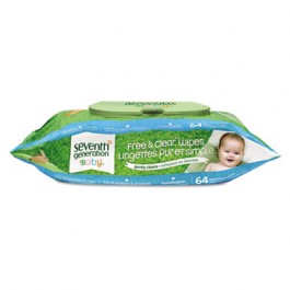 Free & Clear Baby Wipes, White, Unscented