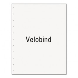 Office Paper, Velobind 11-Hole Left-Punched, 8 1/2 x 11, 20-lb