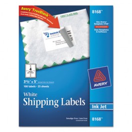 Shipping Labels with TrueBlock Technology, 3-1/2 x 5, White, 100/Pack