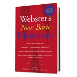 Webster's New Basic Dictionary, Office Edition, Paperback, 896 Pages