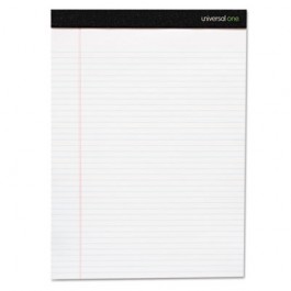Perforated Edge Ruled Writing Pads, Legal, White