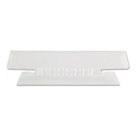 Hanging File Folder Tabs, 1/3 Tab, 3 1/2 Inch, Clear Tab/White Insert, 25/Pack