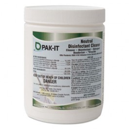 Neutral Disinfectant Surface Cleaner, Marine Scent, 20/Jar