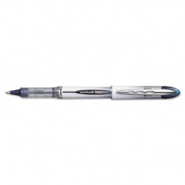 Vision Elite Roller Ball Stick Waterproof Pen, Blue/Black Ink, Bold