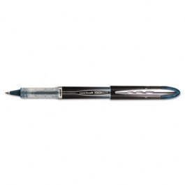 Vision Elite Roller Ball Stick Waterproof Pen, Blue/Black Ink, Super Fine