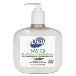Basics Hypoallergenic Liquid Soap, Rosemary & Mint, 16 oz Pump