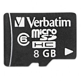 microSDHC Card w/Adapter, 8GB