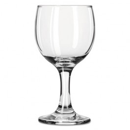 Embassy Flutes/Coupes & Wine Glasses, Wine, 6 1/2oz, 5 3/8"H, Clear
