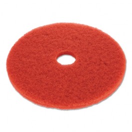 Floor Buffing Pad, 19", Red