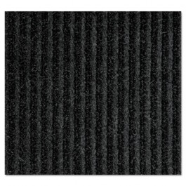 Needle-Rib Wiper/Scraper Mat, Polypropylene, 36 x 48, Charcoal