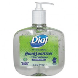 Antibacterial Hand Sanitizer with Moisturizers, 16 oz Pump, Fragrance-Free
