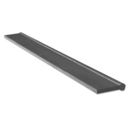 Squeegee Replacement Blade, 7.75 Inches, Black Rubber, Straight
