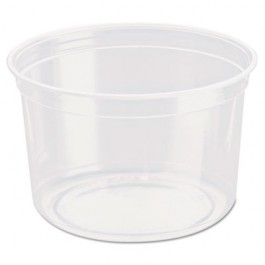 Bare Eco-Forward RPET Deli Containers, 16 oz, Clear