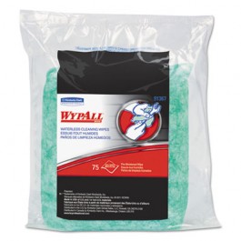 WYPALL Waterless Hand Wipes Refill Bags, 10 1/2 x 12 1/4