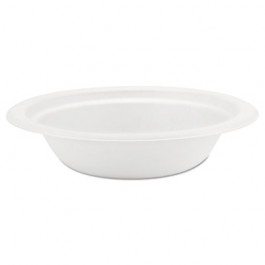 Classic White Molded Fiber Bowls, 16 Ounces, White, Round, 250/Pack