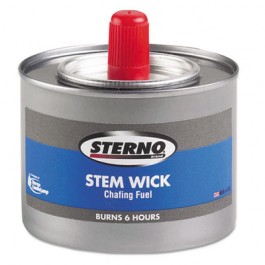 Chafing Fuel Can With Stem Wick, Methanol,1.89g, Six-Hour Burn