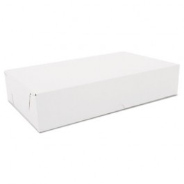 Two-Piece Sausage And Meat-Patty Boxes, Paperboard, 12w x 7d x 2 1/2h, White