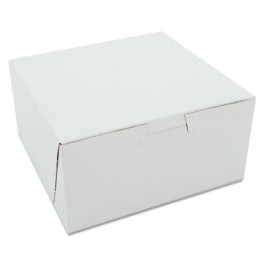 Non-Window Bakery Boxes, 6 x 6 x 3, White