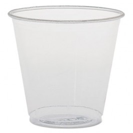 Plastic Sampling Cups, 3.5 oz, Clear, Polystyrene
