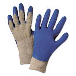 Latex Coated Gloves 6030, Gray/Blue, X-Large