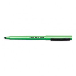 Brite Liner Highlighter, Chisel Tip, Fluorescent Green Ink, 12 per Pack