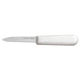 Cooks Parer Knife, 3 1/4 Inches, High-Carbon Steel with White Handle, 1/Each