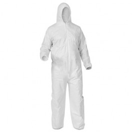 KLEENGUARD A35 Coveralls, Large, White