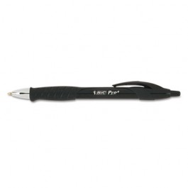 Pro+ Ballpoint Retractable Pen, Black Ink, Medium, Dozen