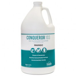 Conqueror 103 Odor Counteractant Concentrate, Mango, 1gal