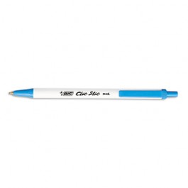 Clic Stic Ballpoint Retractable Pen, Blue Ink, Medium, Dozen