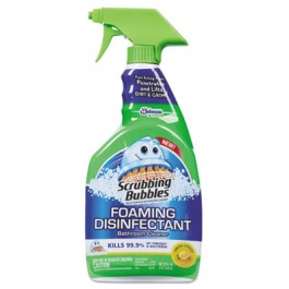 Foaming Disinfectant Bathroom Cleaner, Citrus Scent, 32 oz Spray Bottle