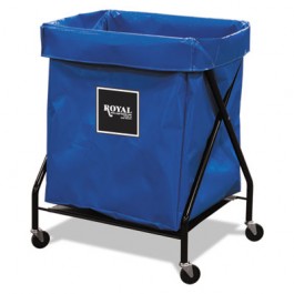 X-Frame Cart, Collapsible, 150 lb Capacity, Blue, 21" x 26" x 36"