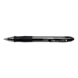 Velocity Roller Ball Retractable Gel Pen, Black Ink, Medium, Dozen
