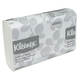KLEENEX SLIMFOLD Hand Towels, White