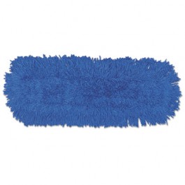 Twisted Loop Blend Dust Mop, Synthetic, 24 x 5, Blue