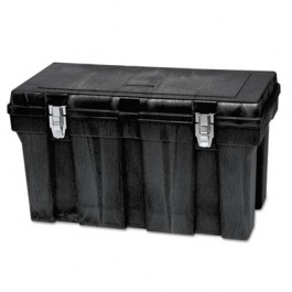 Tool Box, 36w x 18-1/2l x 20-1/8h, Polypropylene, Black