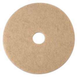Ultra High-Speed Natural Blend Floor Burnishing Pads 3500, 17-Inch, Natural Tan