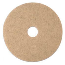 Ultra High-Speed Natural Blend Floor Burnishing Pads 3500, 20-Inch, Natural Tan