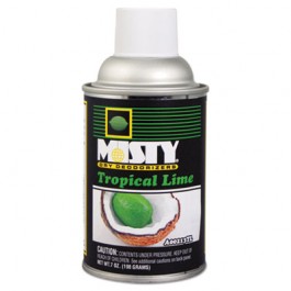 Metered Dry Deodorizer Refills, Tropical Lime, 7oz, Aerosol
