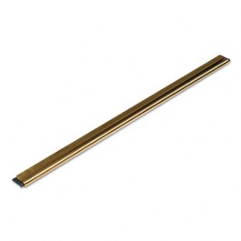 Golden Clip Brass Channel with Black Rubber Blade & Clip, 18 Inches, Straight