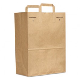 1/5-40#, Paper Bag, 40-Pound Base Weight, Brown Kraft, 12 x 7 x 17, 400-Bundle