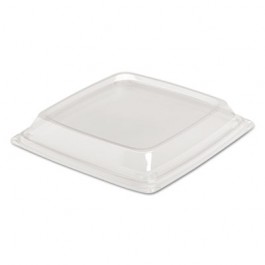 Expressions CF Container Lids, Clear, 8.98w x 8.98d x 1.18h