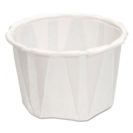 Paper Portion Cups, 1.25 oz., White